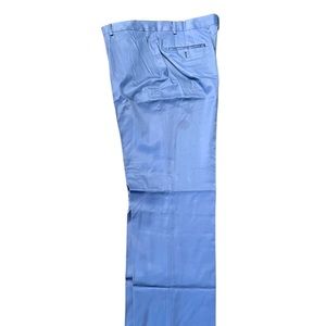 Beautiful Blue Dress Pant - custom hem - fit at 32”